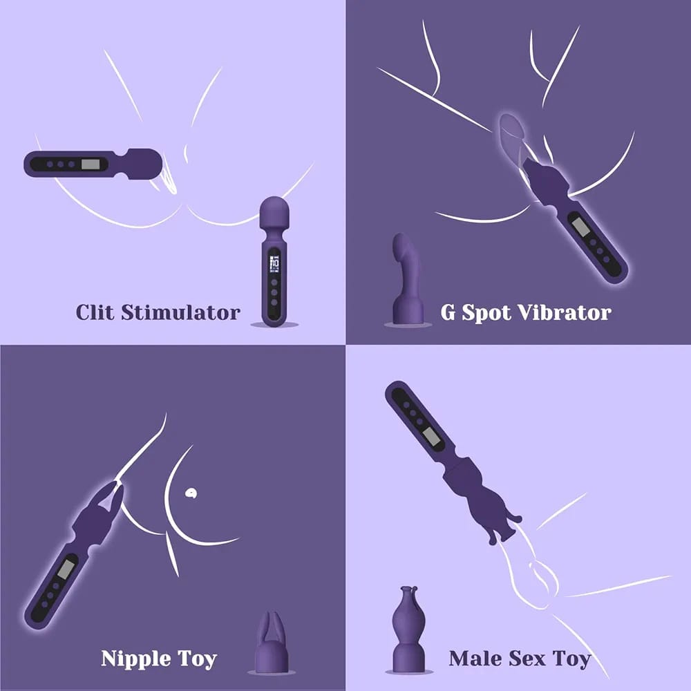 Tracy's Dog Wand Vibrator Kits, Couple Adult Sex Toys - Image 2