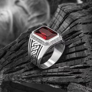 Ancient Greek Mythology - Red Turkish Ring